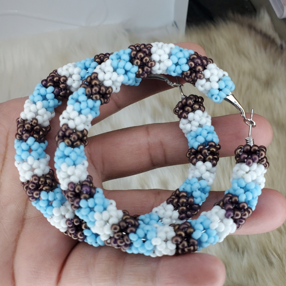 COPY - COPY - Handmade Beaded Earrings
